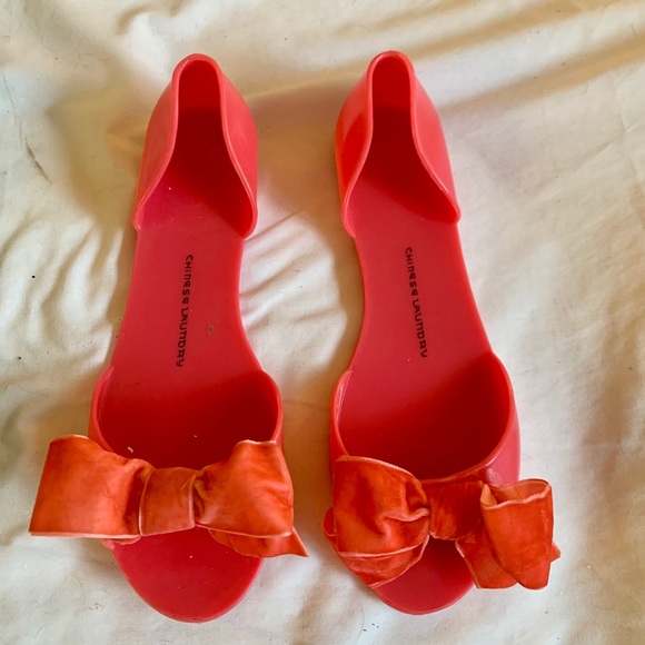 🍀💚 Chinese Laundry🍀💚 open flats w: Bow - Picture 2 of 5